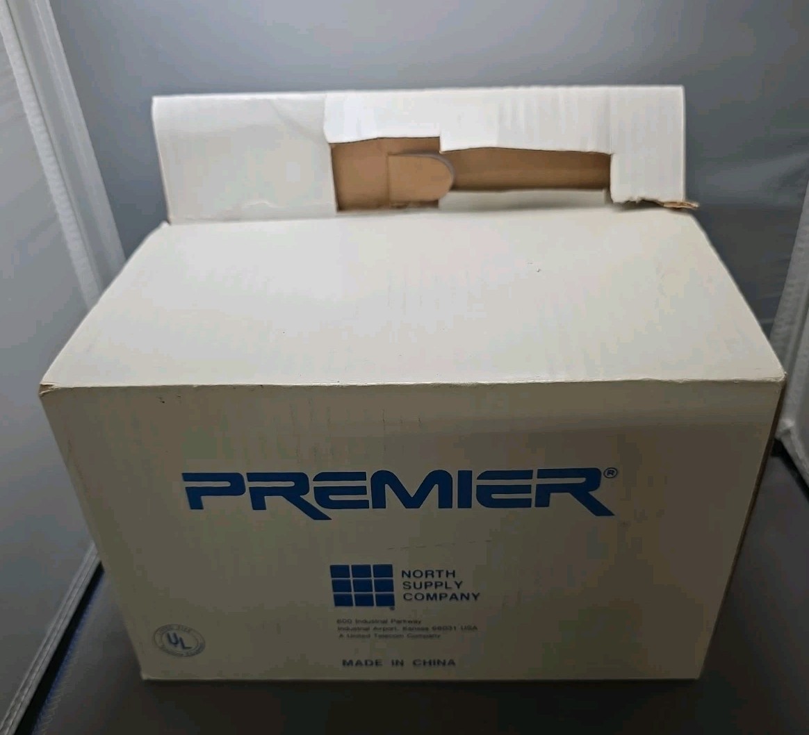 NEW Vintage Premier 250044-MBA- 20M-H -ASH 1 Beige Desk Phone Touch Tone 1997 NEW Vintage Premier 250044-MBA- 20M-H -ASH 1 Beige Desk Phone Touch Tone 1997