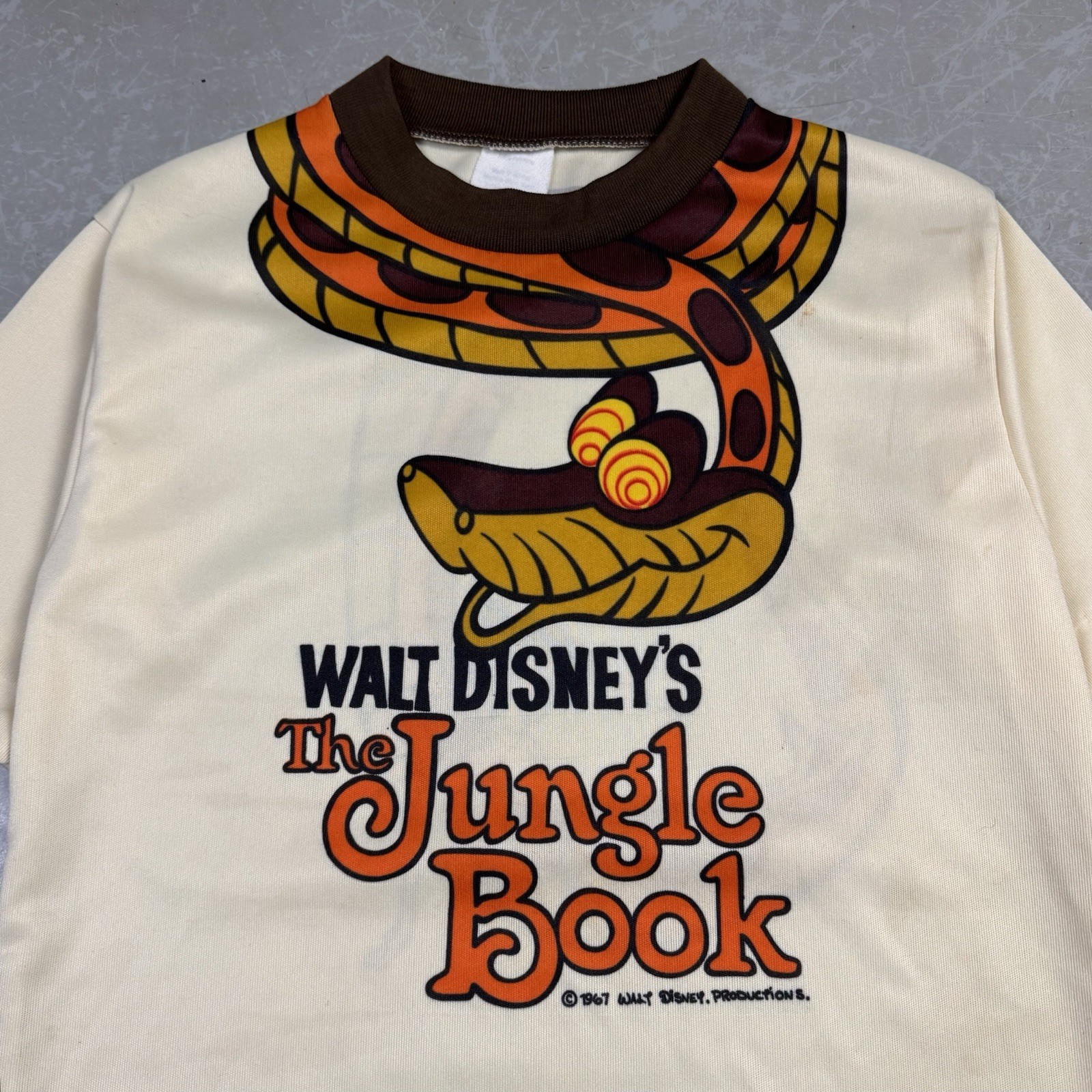 Rare* 1967 Disney Jungle Book Python Wraparound T-shirt (size S) Rare* 1967 Disney Jungle Book Python Wraparound T-shirt (size S)