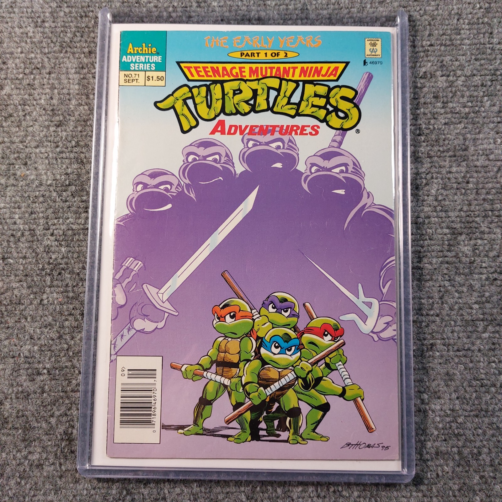 Teenage Mutant Ninja Turtles Adventures #71 Archie Comics 1995 RARE Low Print Teenage Mutant Ninja Turtles Adventures #71 Archie Comics 1995 RARE Low Print