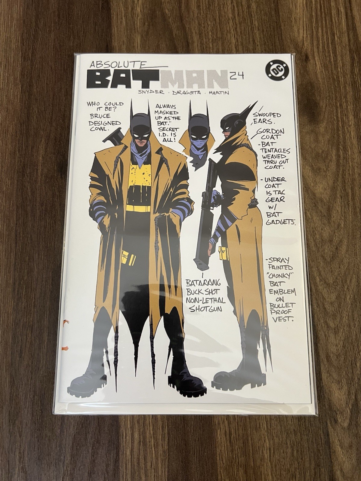 Absolute Batman #24 Felix Comic Art Nick Dragotta Cardstock Variant IN HAND NM
