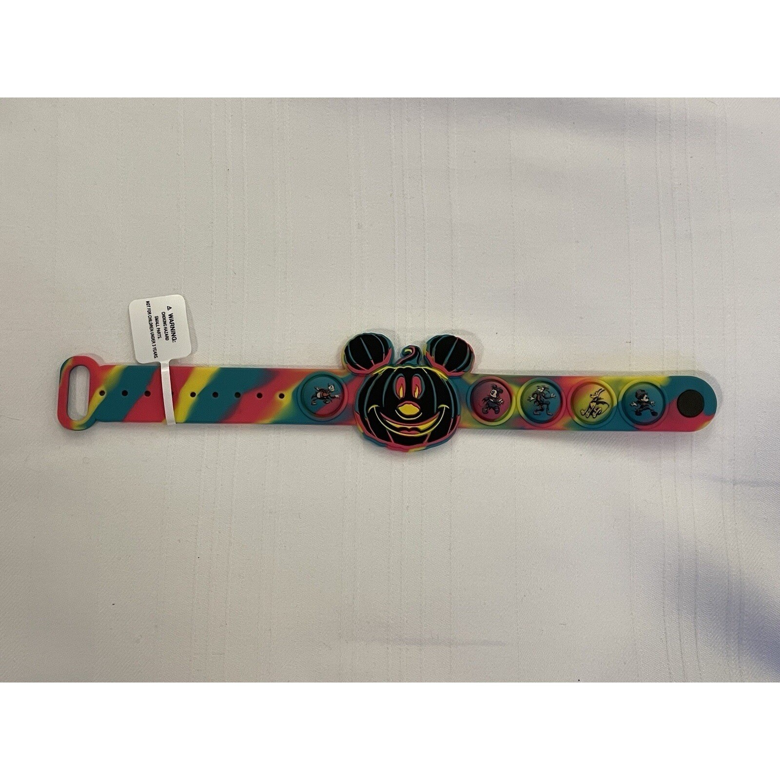 NEW Walt Disney Parks Halloween Mickey & Friends Fidget Pop It Band Bracelet NEW Walt Disney Parks Halloween Mickey & Friends Fidget Pop It Band Bracelet