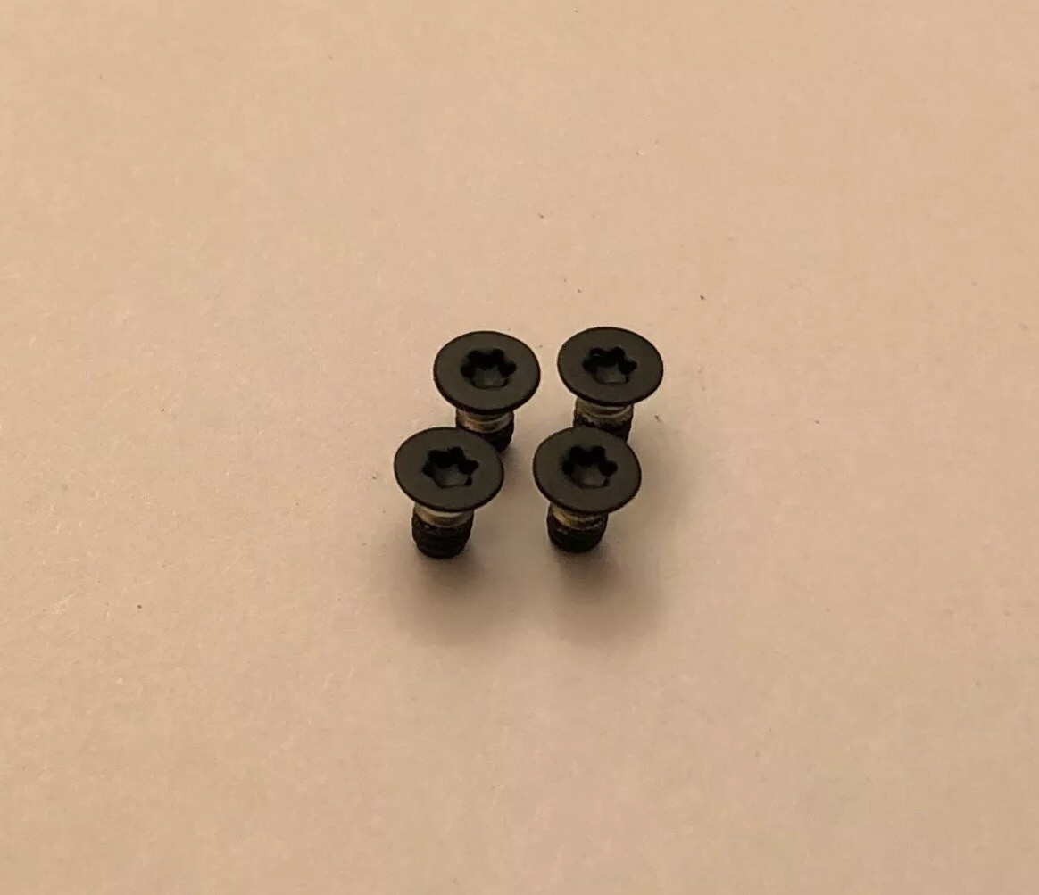 Black Stainless T8 Torx Screws for Spyderco Paramilitary 2 G10 Handle Knife
