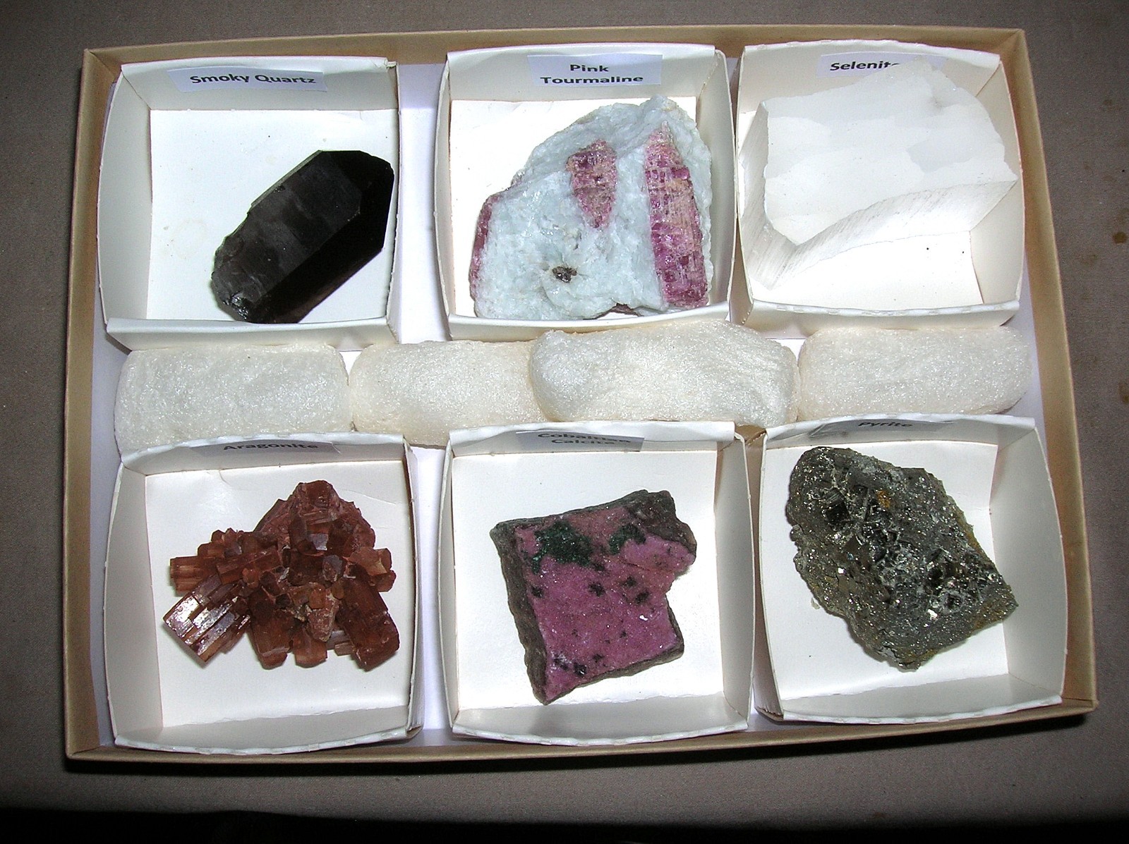 6pc Deluxe Mineral Specimen Set + Bonus M0124 6pc Deluxe Mineral Specimen Set + Bonus M0124
