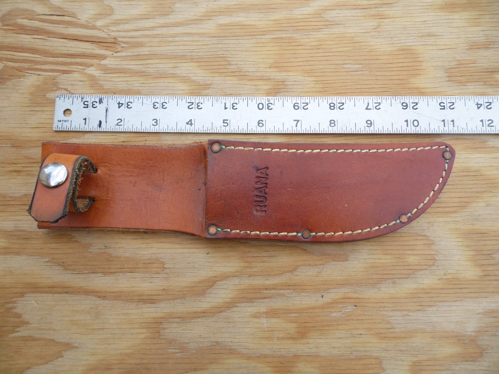 Ruana knife sheath for 6 inch blade, Bonner, MT Ruana knife sheath for 6 inch blade, Bonner, MT