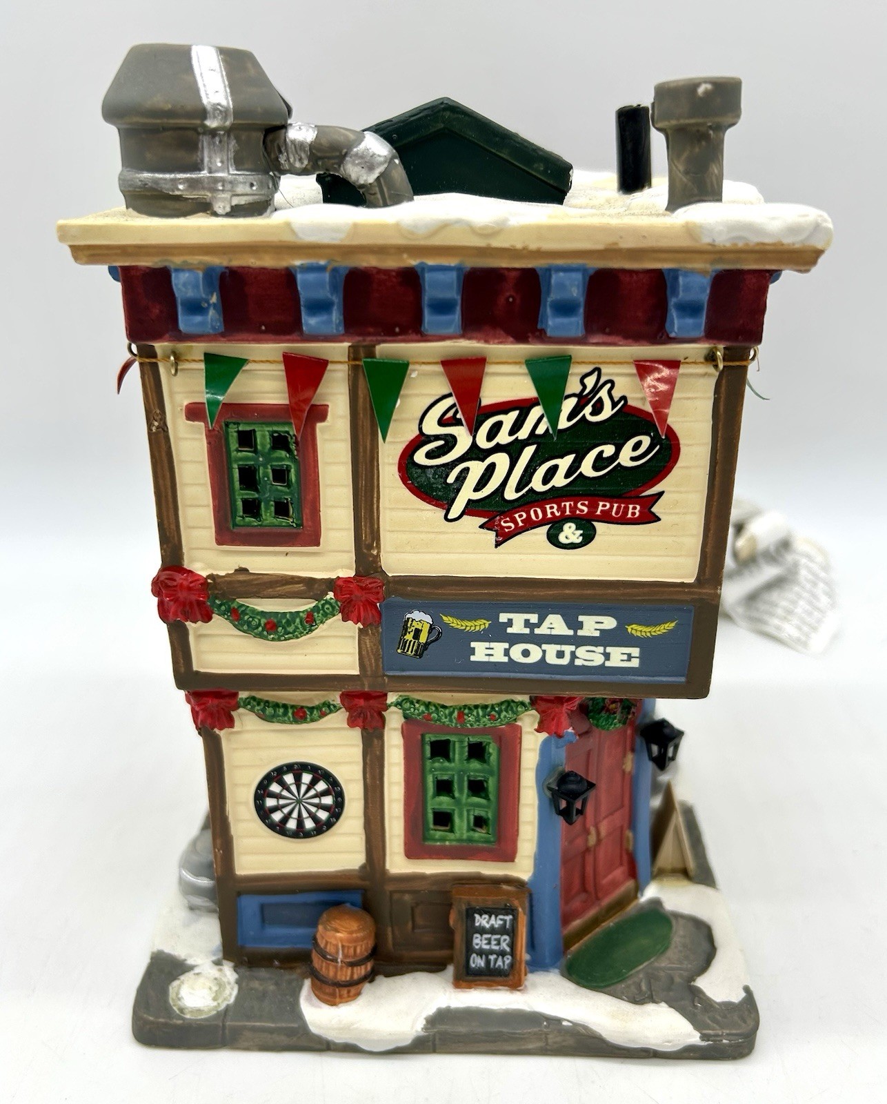 Lemax Coventry Cove Sam's Place Sports Bar Sears/Kmart Exclusive Retired READ