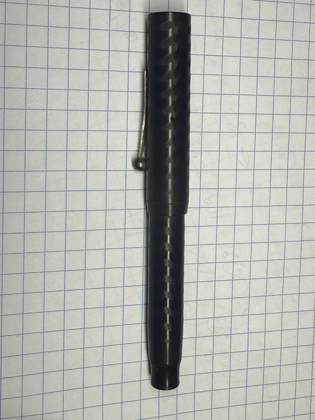 Black Rubber Twist Filler Early 1920s A.A Waterman Semiflex-flex Nib RESTORED