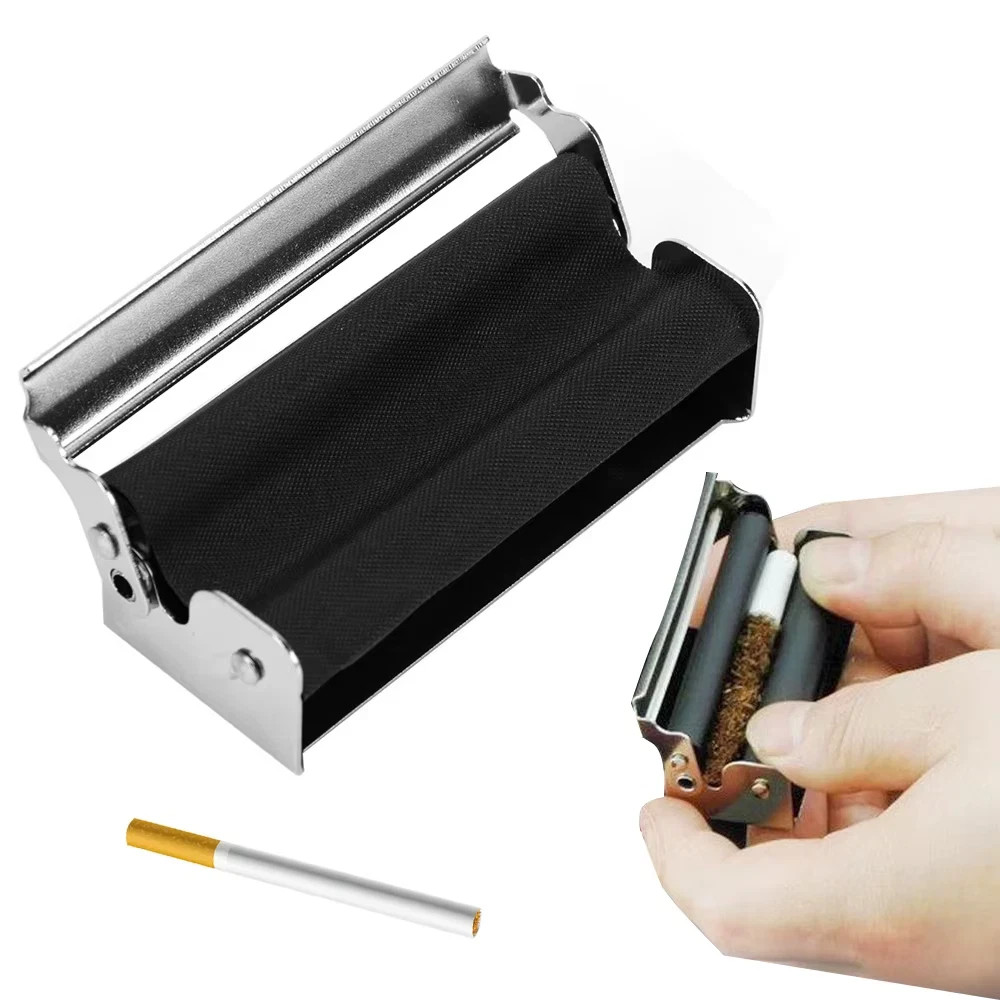 Simple Metal Cigarette Rolling Machine Tobacco Roller - USA Simple Metal Cigarette Rolling Machine Tobacco Roller - USA