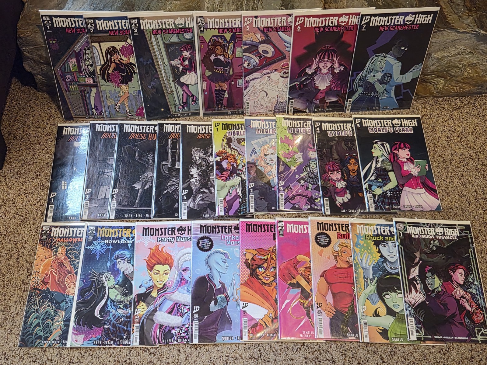 Monster High 26 Issue Comic Lot Mattel New Scaremeister World's Scare FULL RUN 