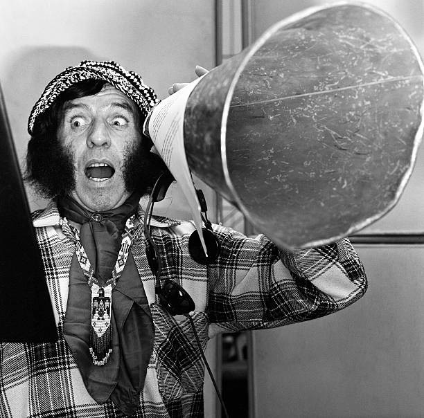 Cardiff Disc Jockey Vince Savile brother of Jimmy Savile making hi- Old Photo 1
