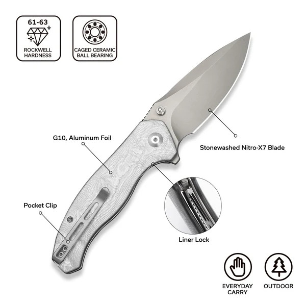 Civivi Linerlock Folding Knife 3.5\
