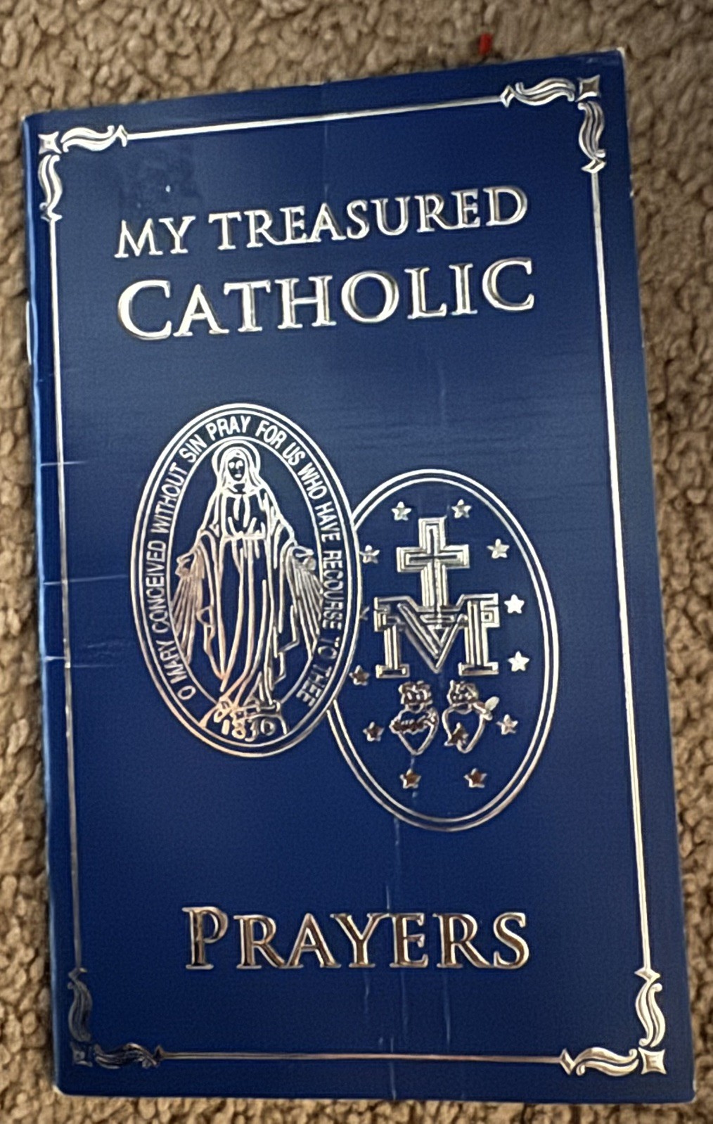 My Treasured Catholic Prayers Sisters of Charity Booklet Dark Blue Catholic