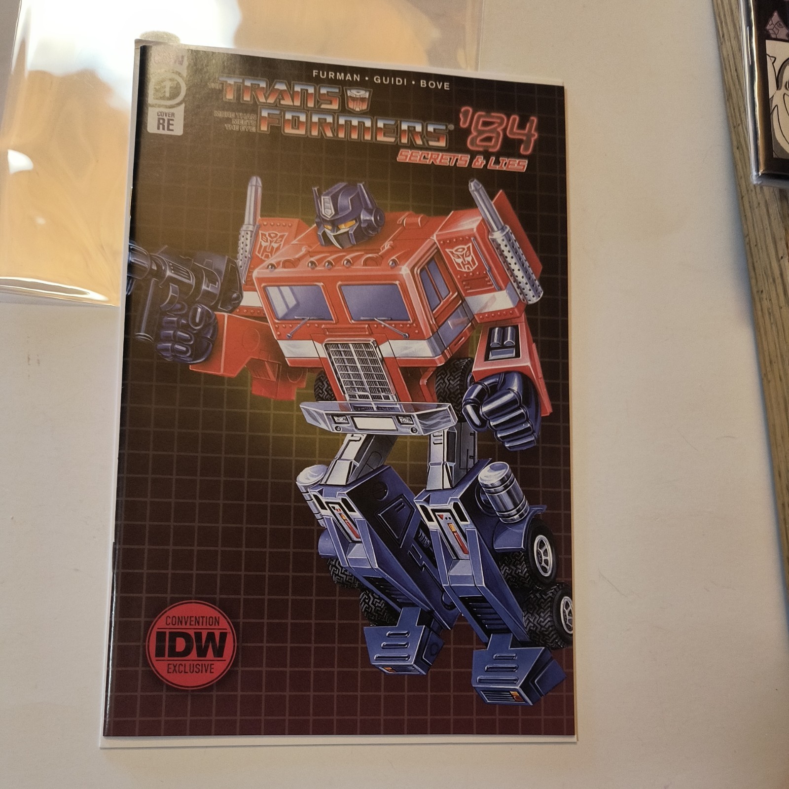 IDW Transformers 84 Secrets and Lies #1 SDCC Exclusive 2020 NM RE Convention