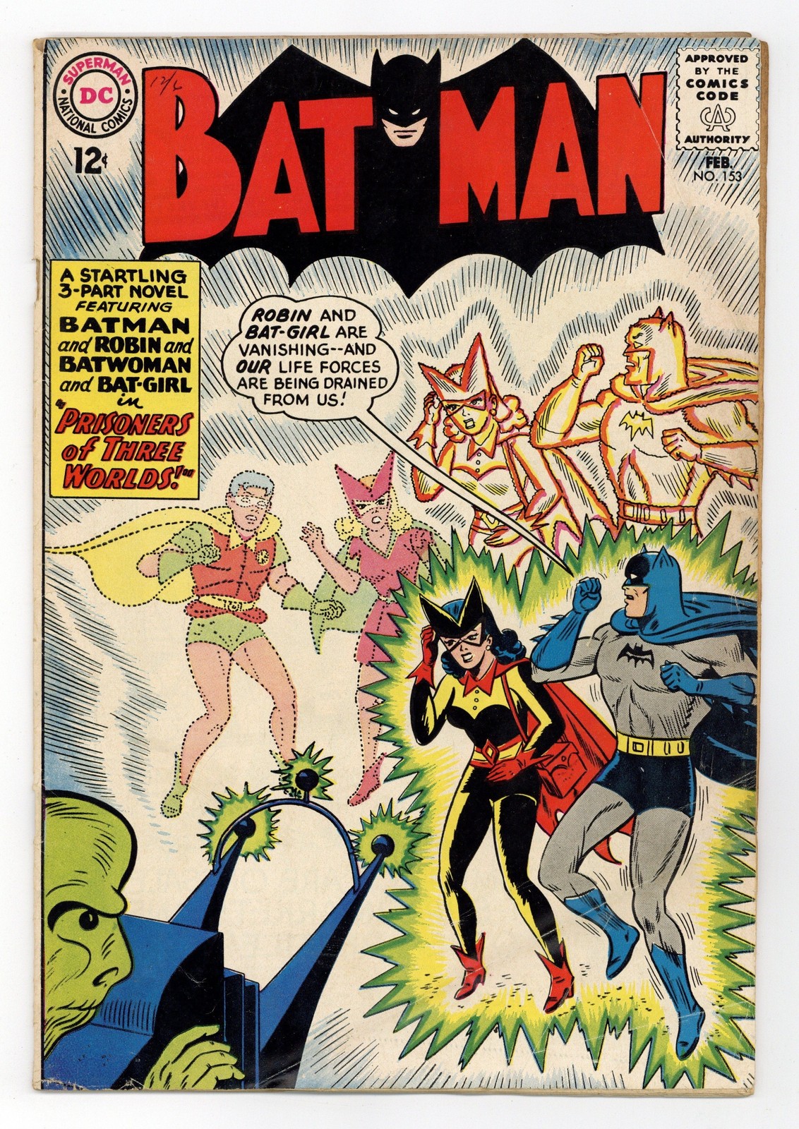 Batman #153 GD 2.0 1963