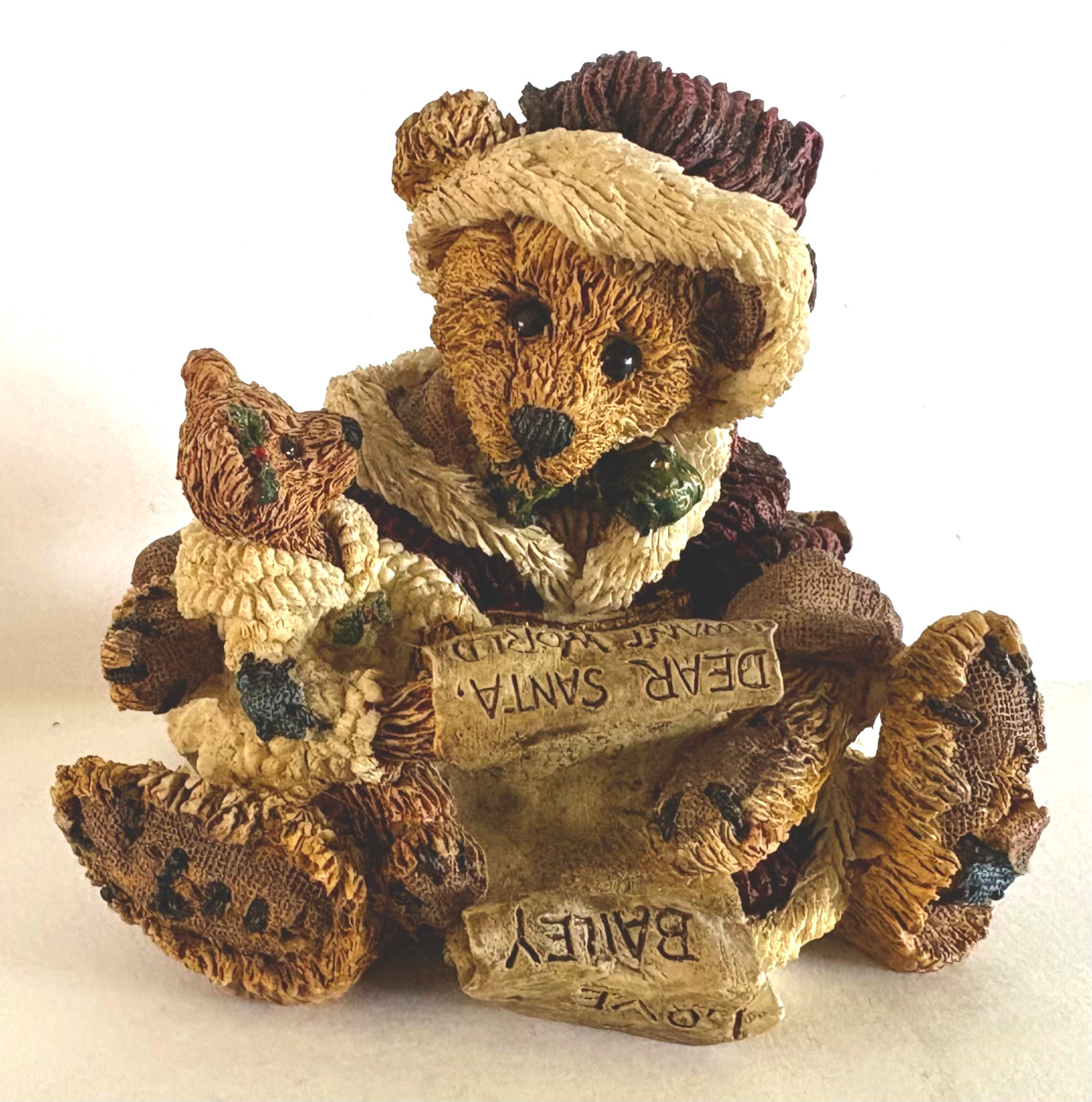Boyd’s Bears Resin Christmas Lot Of 2 Edmund Elf & Kringle & Bailey List Boyd’s Bears Resin Christmas Lot Of 2 Edmund Elf & Kringle & Bailey List