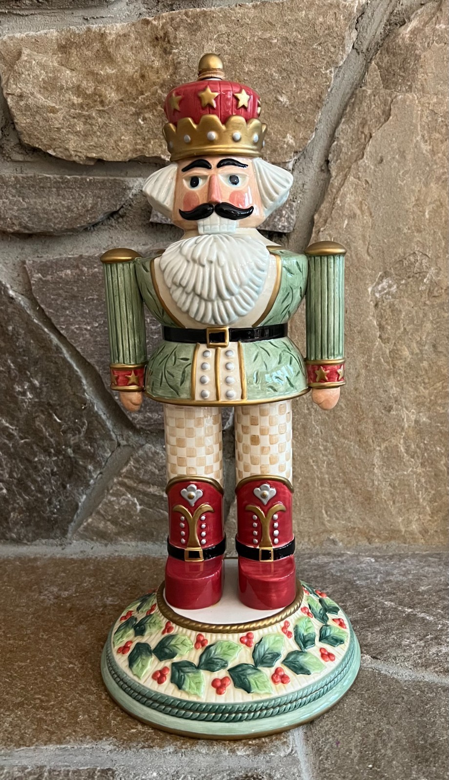 Fitz & Floyd Signature Collection D Hodges Nutcracker 10\