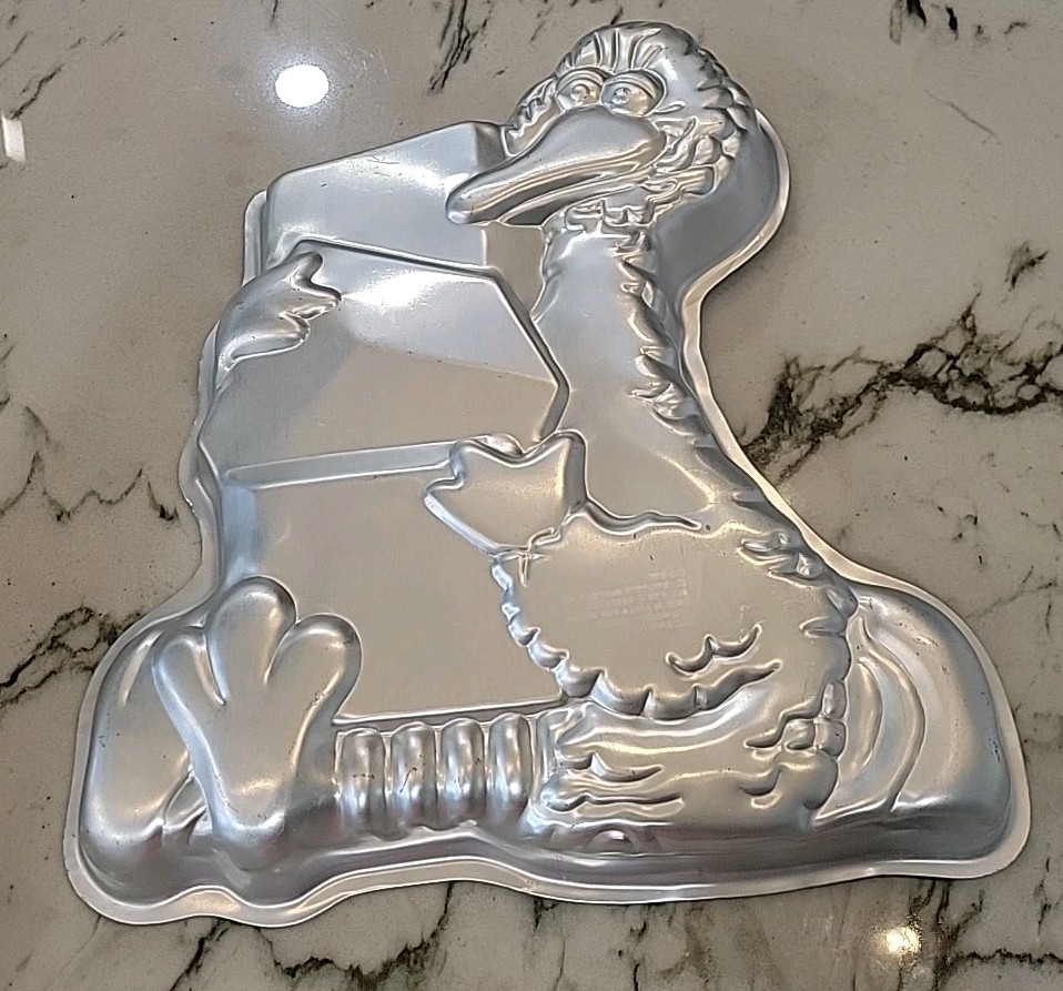 Vintage Wilton Big Bird Cake Or Jello Pan Sesame Street #502-2065 1971-1978.