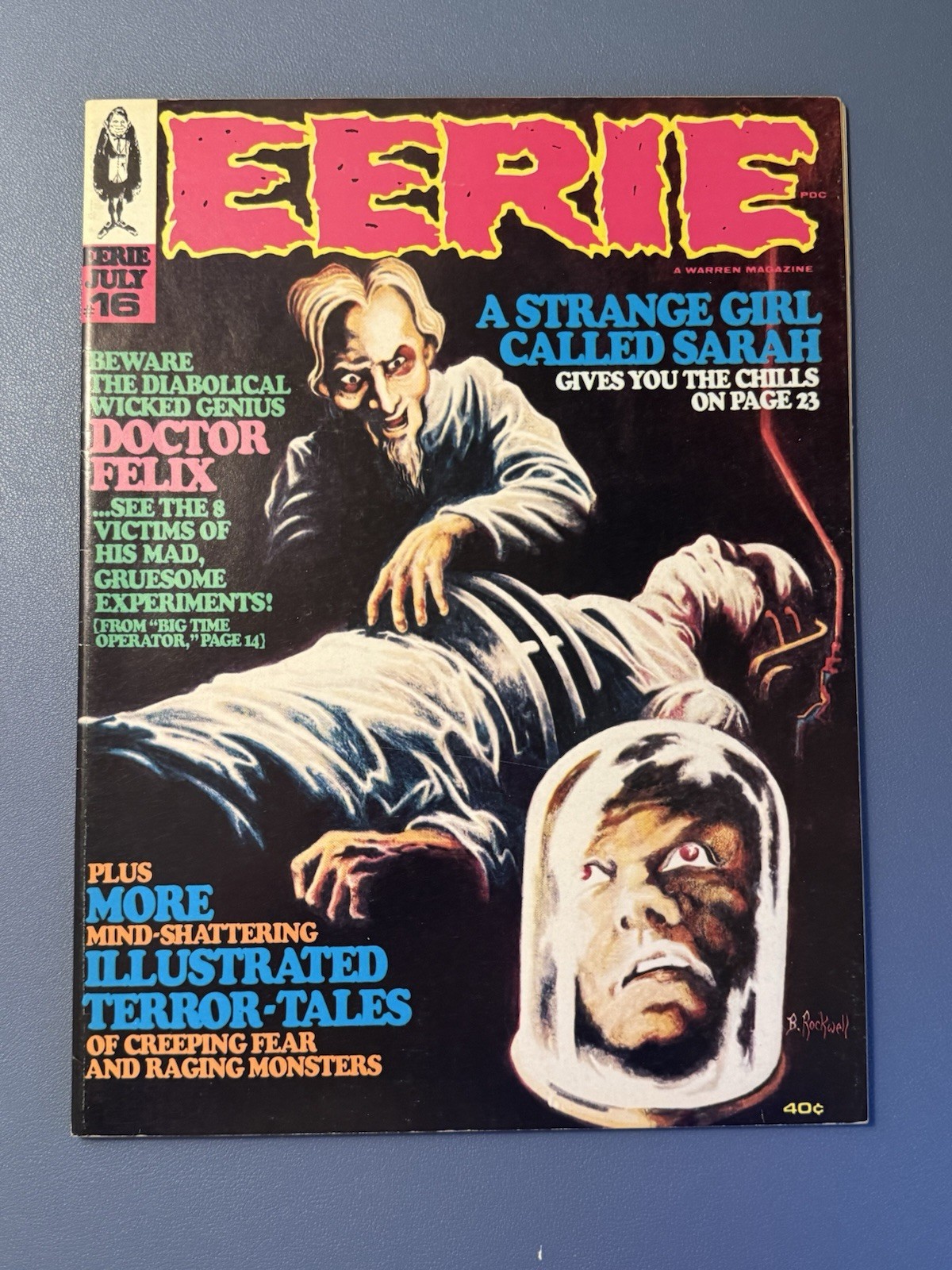 Eerie #16 (Warren Publishing July 1968) Unread, NM-