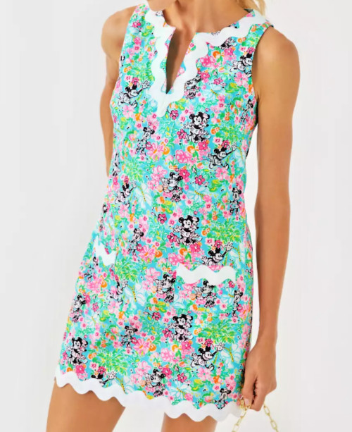 Disney Lilly Pulitzer Hearts Romey Shift Romper Dress SZ 4 Minnie Mickey Mouse Disney Lilly Pulitzer Hearts Romey Shift Romper Dress SZ 4 Minnie Mickey Mouse