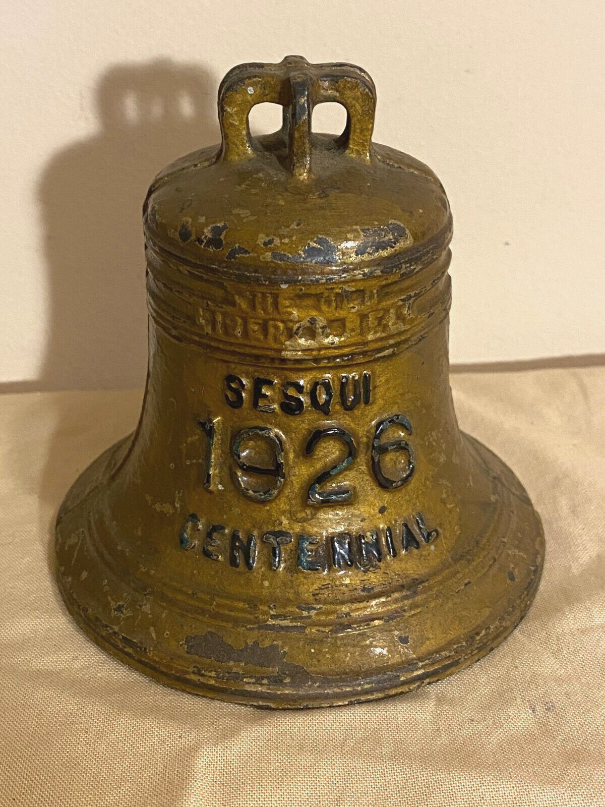1926 Liberty Bell Cast Iron Bank Sesquicentennial (150th) Expo Bank au-47