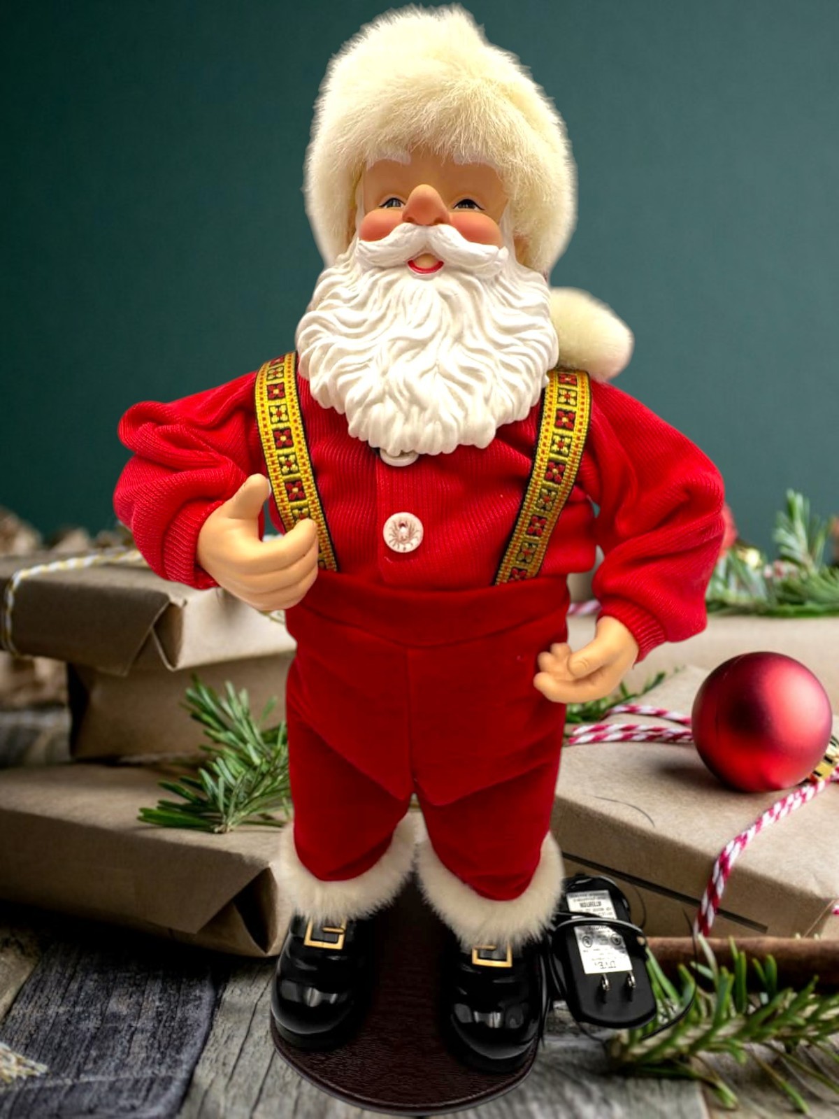 Christmas Fantasy Ltd Dancing Santa Jingle Bell Rock  1998 -Tested & Works