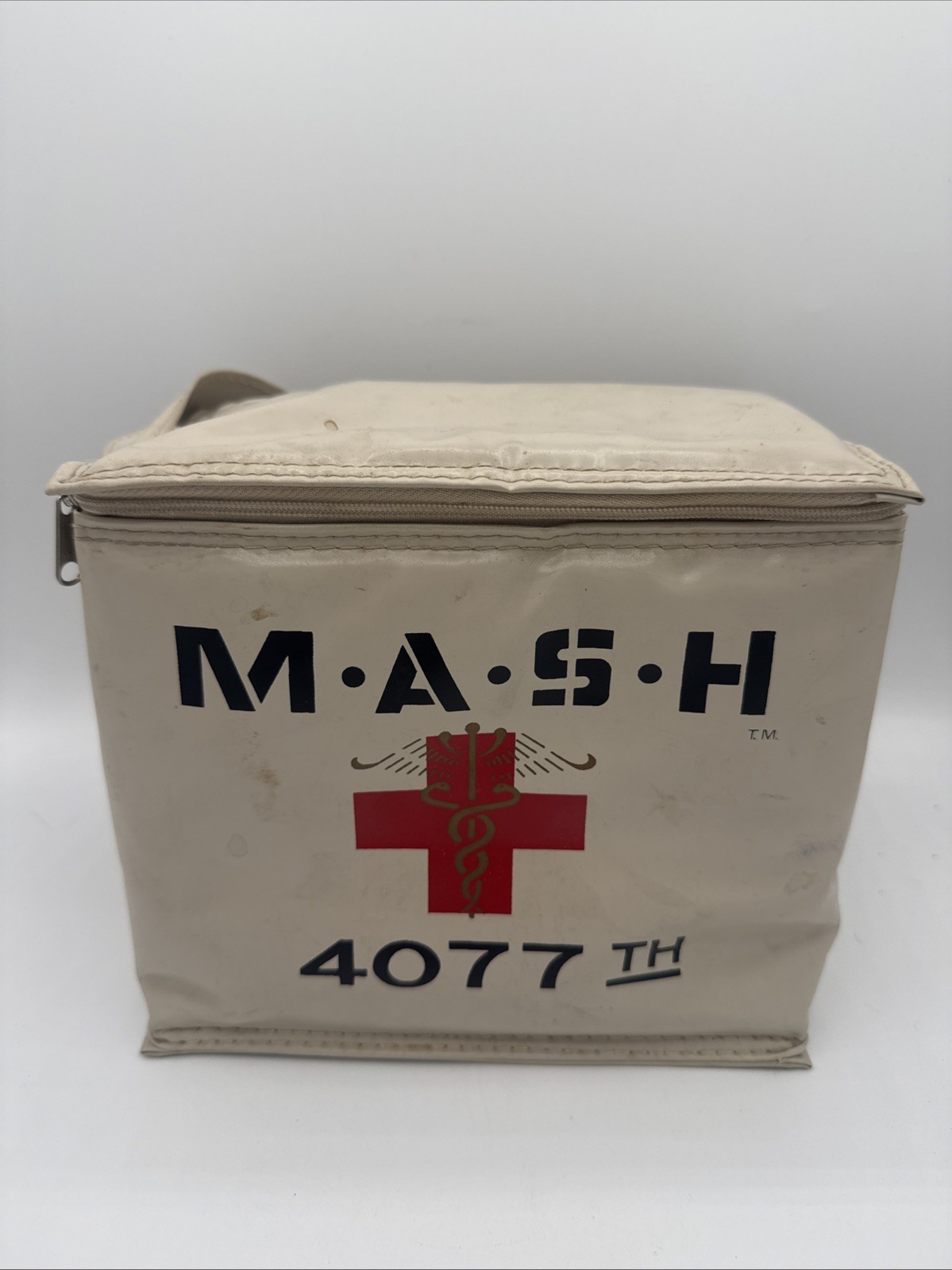 Vintage 1981 M*A*S*H 4077 Soft Sided Cooler Lunchbox MASH TV Show Collectible