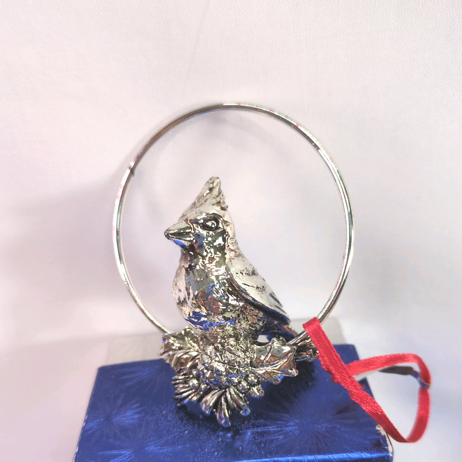 Reed and Barton Winter Bird Song Bird Silver Plate Original Box Reed and Barton Winter Bird Song Bird Silver Plate Original Box