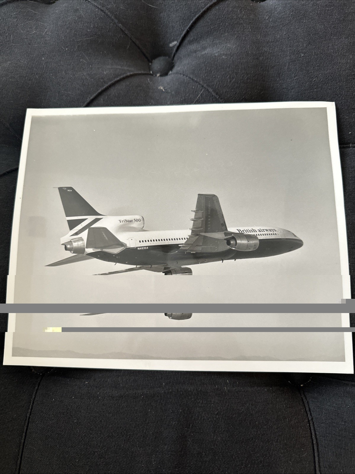 VINTAGE BRITISH AIRWAYS TRISTAR 500 ORIGINAL  MANUFACTURERS PHOTO LOCKHEED PLANE