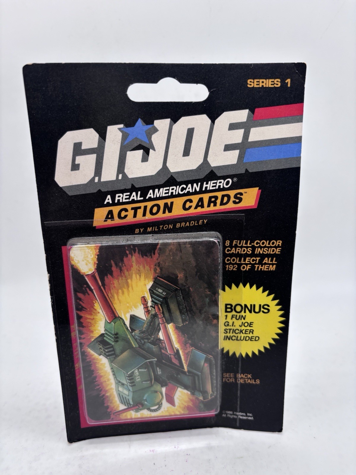 1986 G.I. Joe Real American Hero Action Cards Sealed Pack VTG L10
