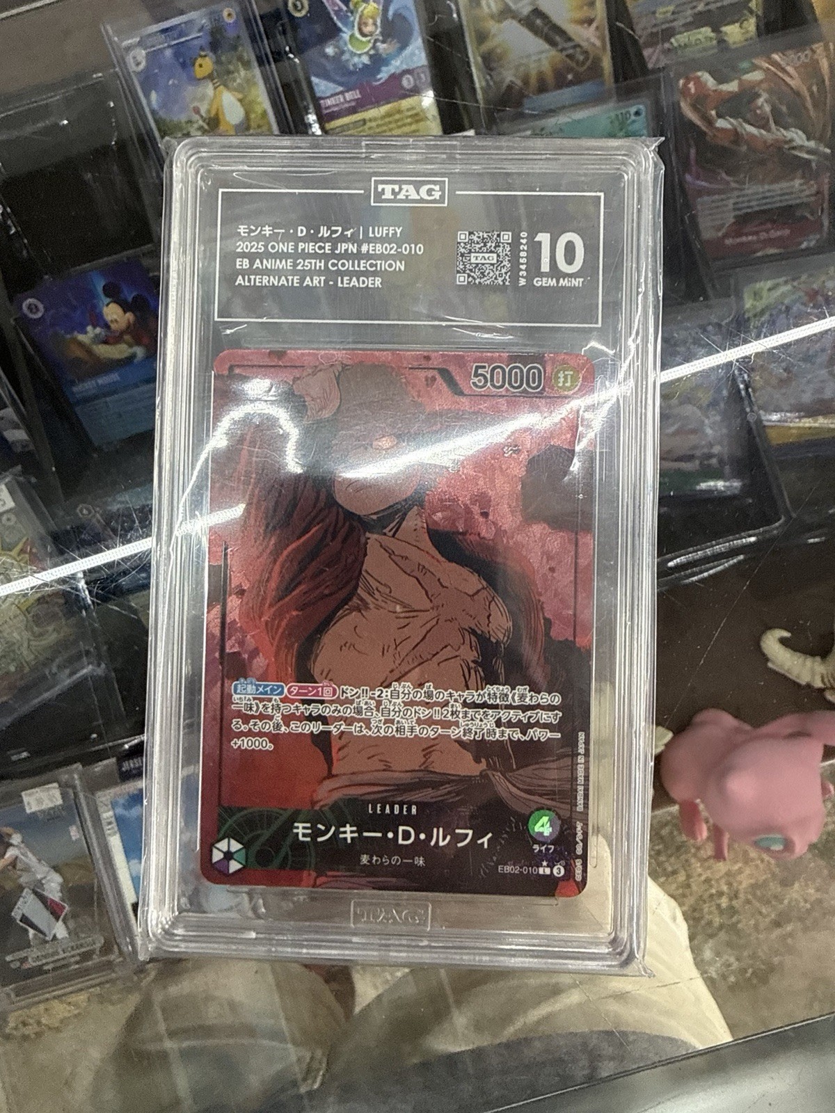 Tag 10 One Piece Japan EB02-010 Monkey.D.Luffy Alt Art Leader 25th Collection Tag 10 One Piece Japan EB02-010 Monkey.D.Luffy Alt Art Leader 25th Collection