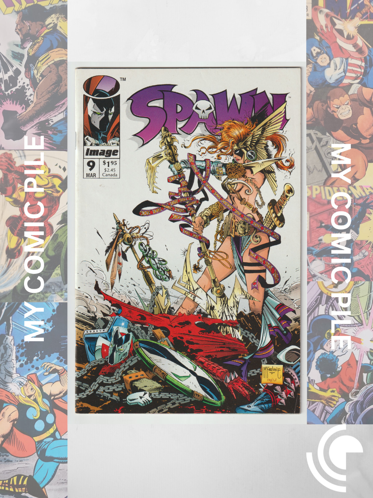 Spawn #9 (1993) Image 1st Angela 
