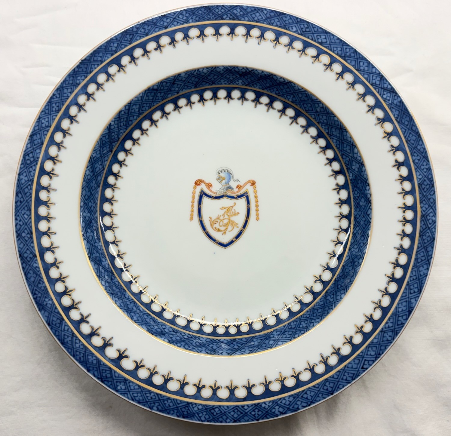 Rare Thomas Jefferson Family Presidential China Bowl Armorial Chinese Export Rare Thomas Jefferson Family Presidential China Bowl Armorial Chinese Export