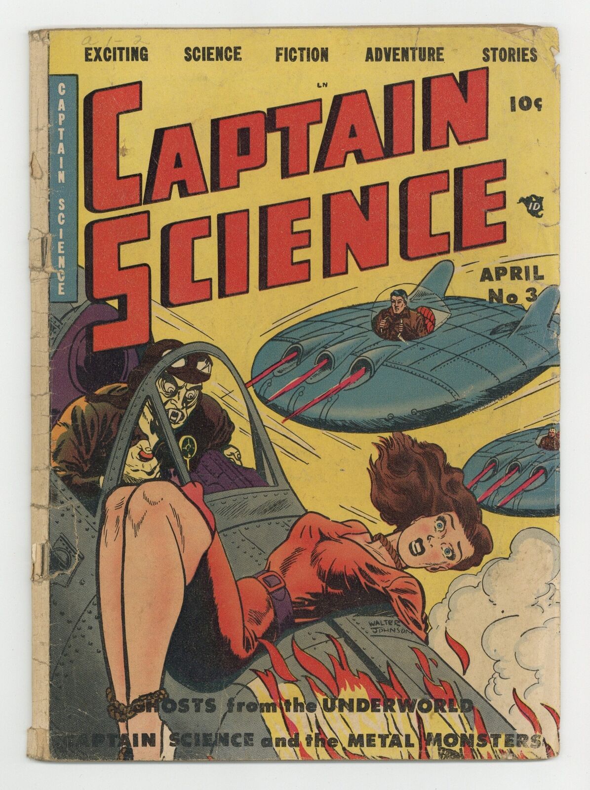 Captain Science #3 GD+ 2.5 1951