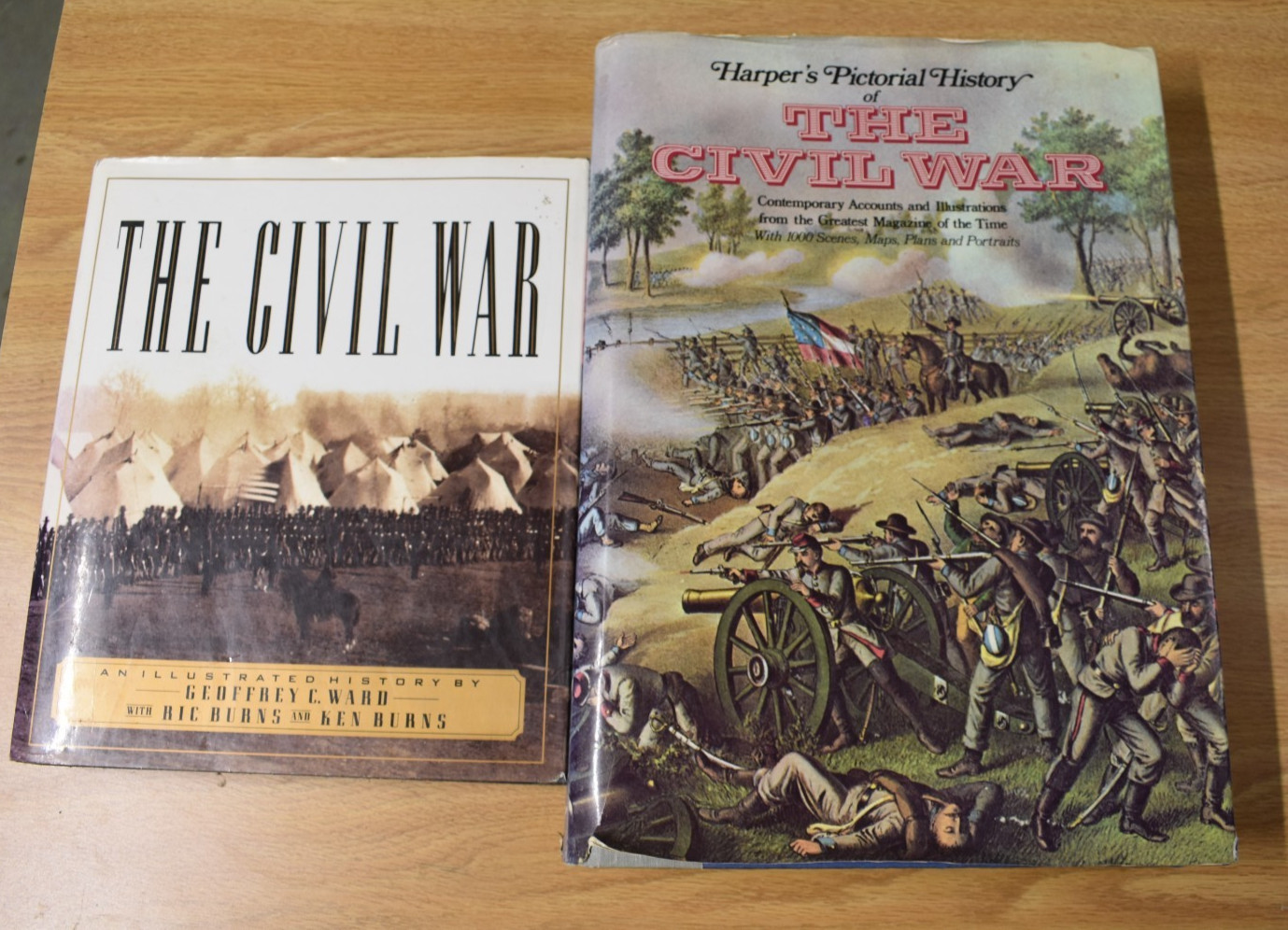 Lot of 2: Harper\'s Pictorial History of the Civil War, & The Civil War Lot of 2: Harper\'s Pictorial History of the Civil War, & The Civil War