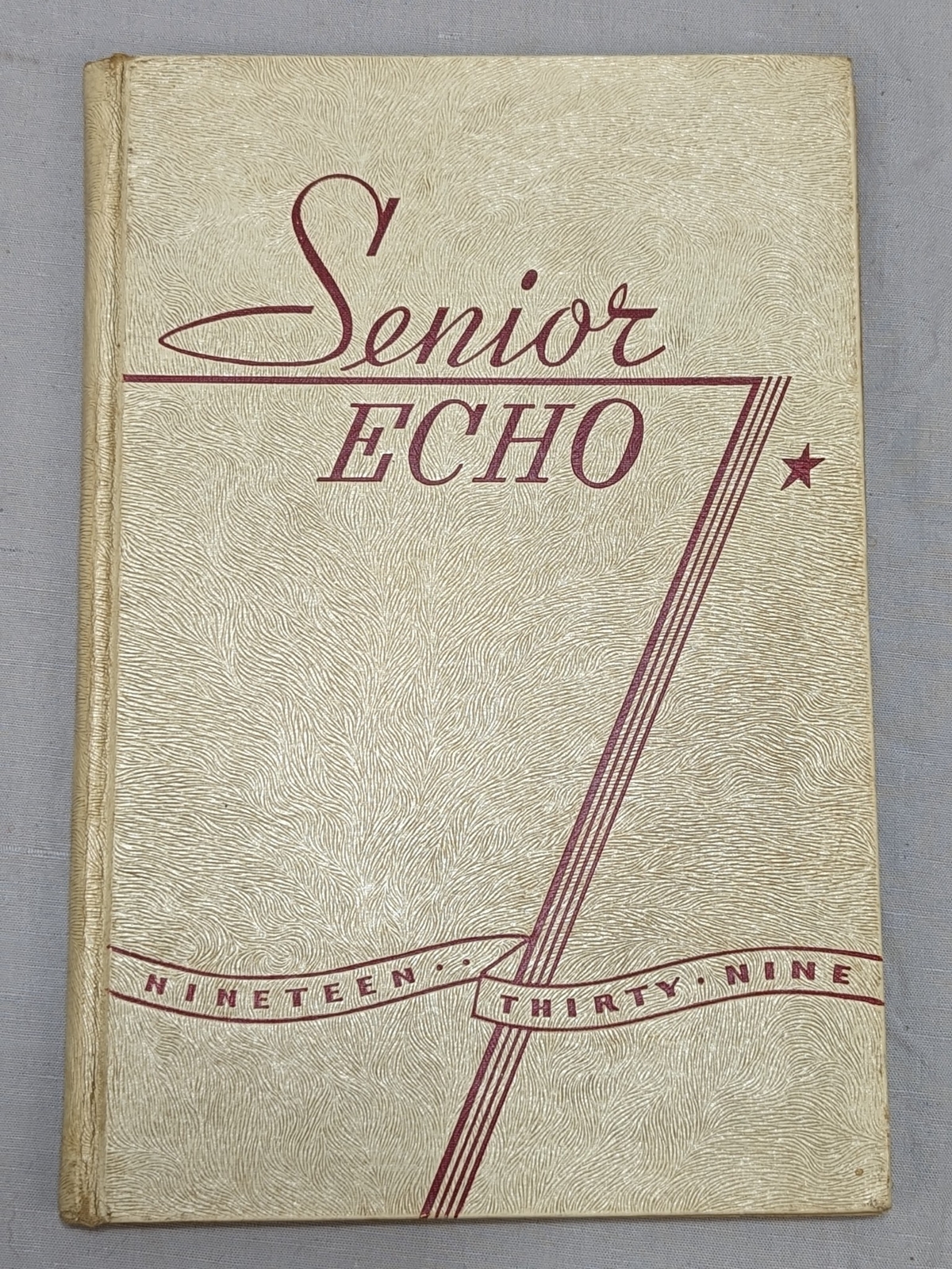 1939 The Senior Echo Yearbook Woodrow Wilson HS Beckley West Virginia