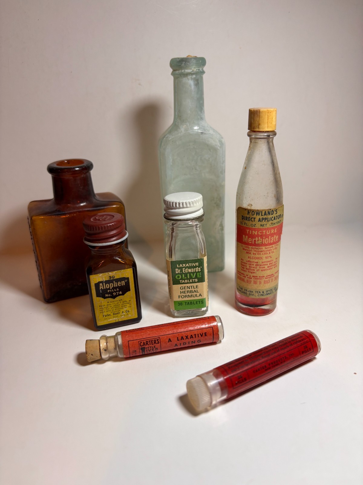 Antique Lot of Medicine Bottles Pharmacy Drug Store items Antique Lot of Medicine Bottles Pharmacy Drug Store items