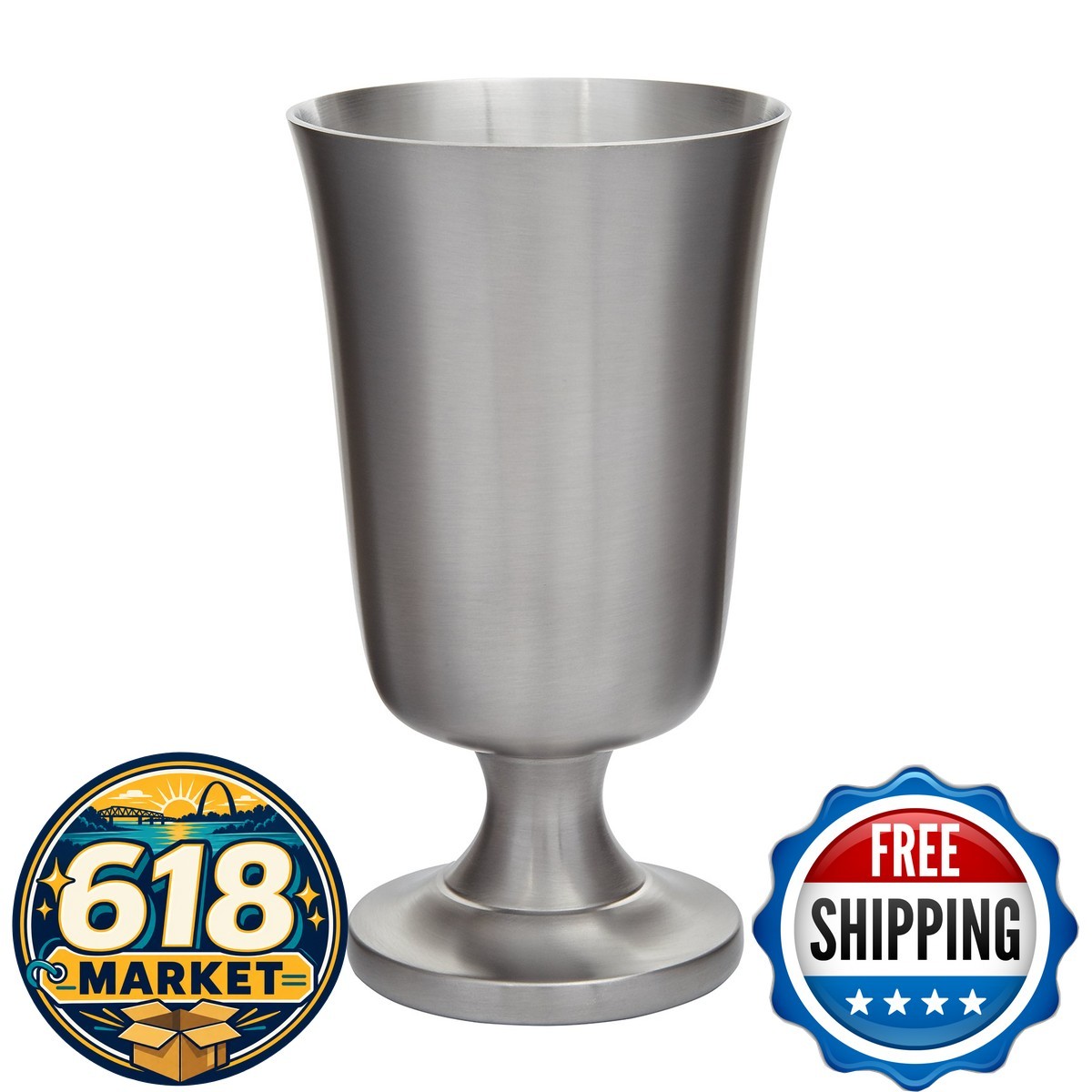 Wentworth Pewter Medieval Chalice Goblet 18.6 oz Antique Finish Large Wentworth Pewter Medieval Chalice Goblet 18.6 oz Antique Finish Large