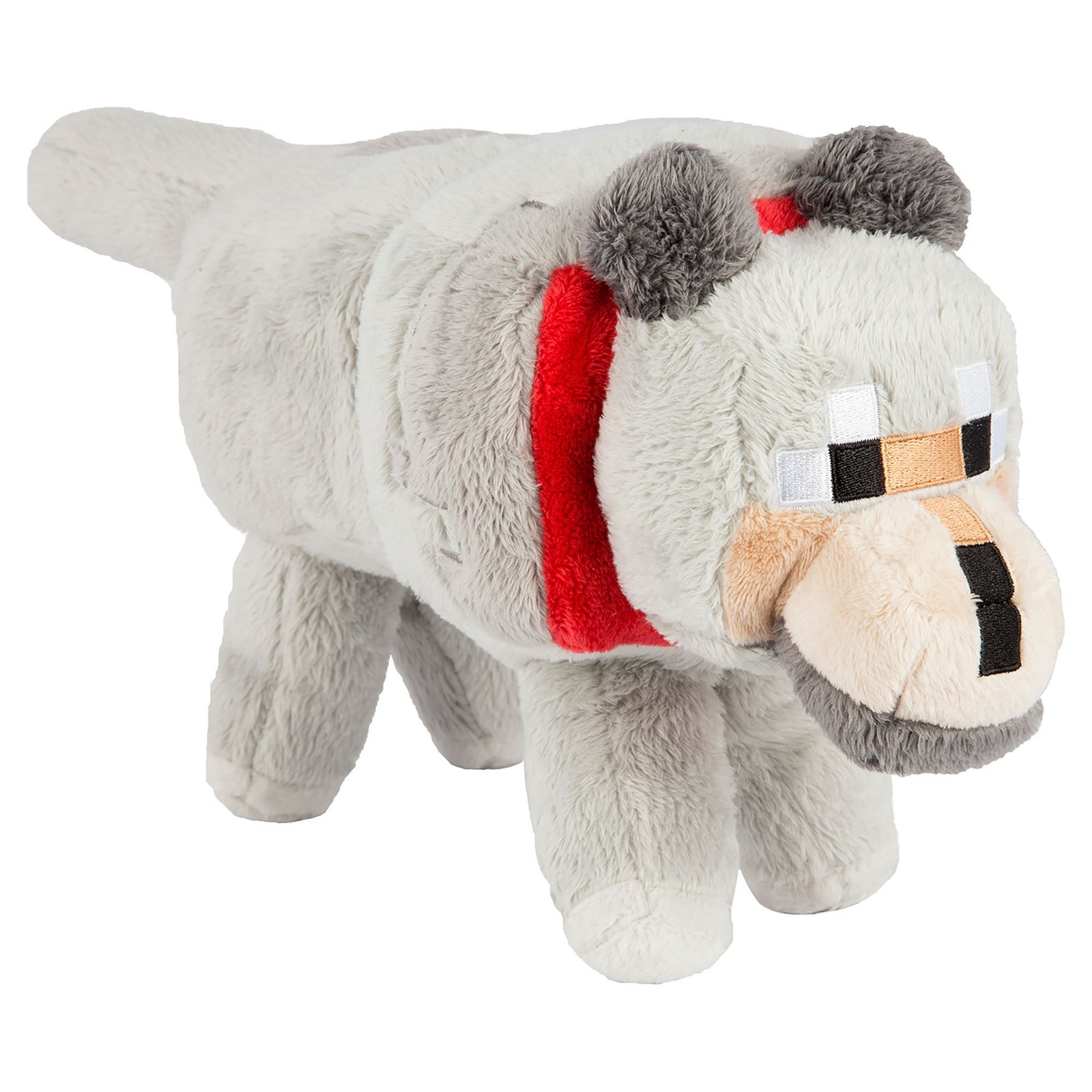 Jinx Minecraft Wolf Plush Stuffed Toy Gray 15 Long Jinx Minecraft Wolf Plush Stuffed Toy Gray 15 Long