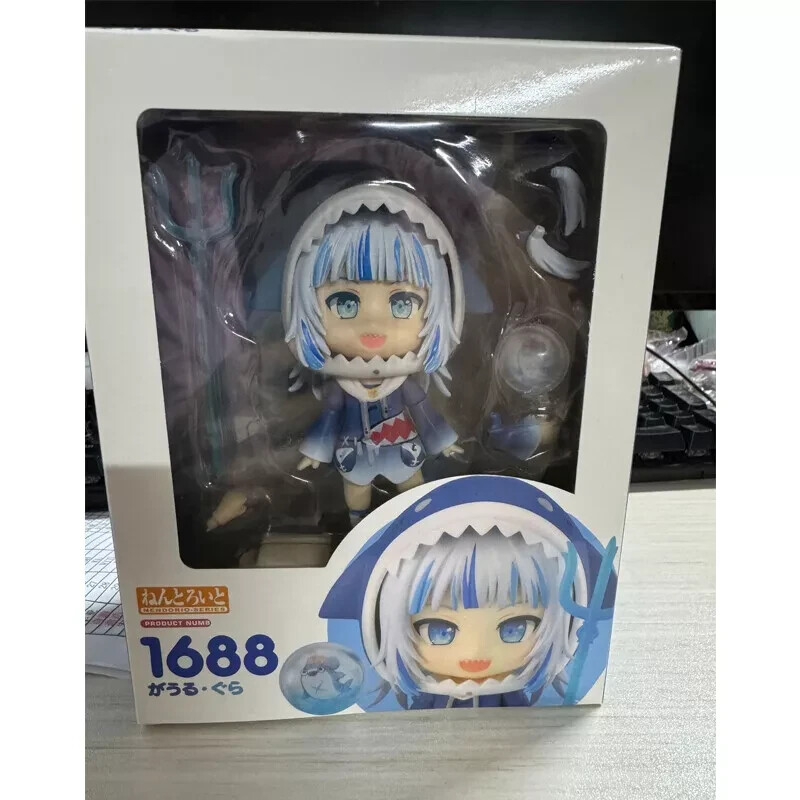 Anime Hololive Vtuber Gawr Gura Nendoroid PVC 1688 Figure Toy Model Quality Gift