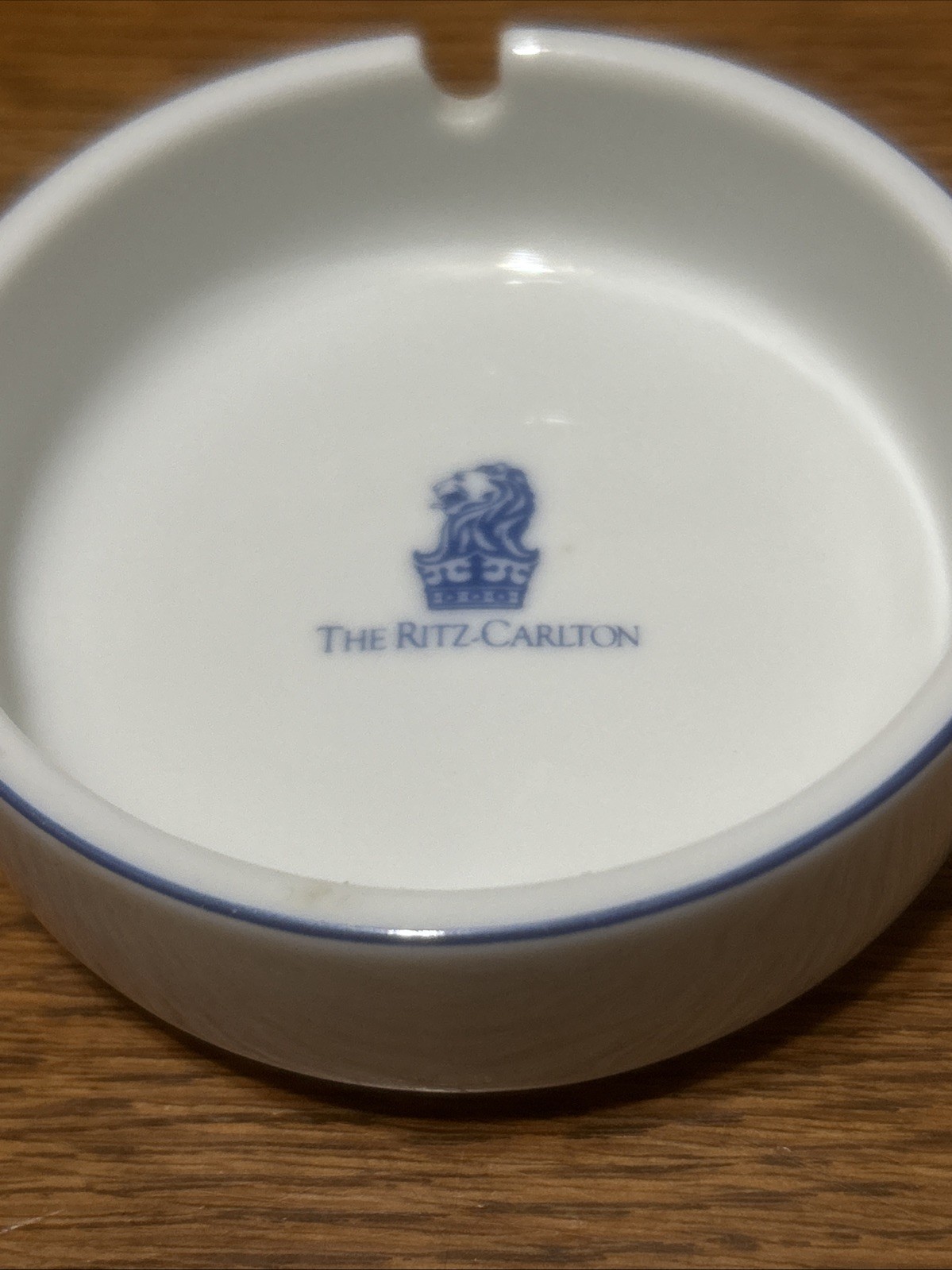 3 1/2” Hotel RITZ CARLTON Lion Logo Ashtray 1” Deep 3 1/2” Hotel RITZ CARLTON Lion Logo Ashtray 1” Deep