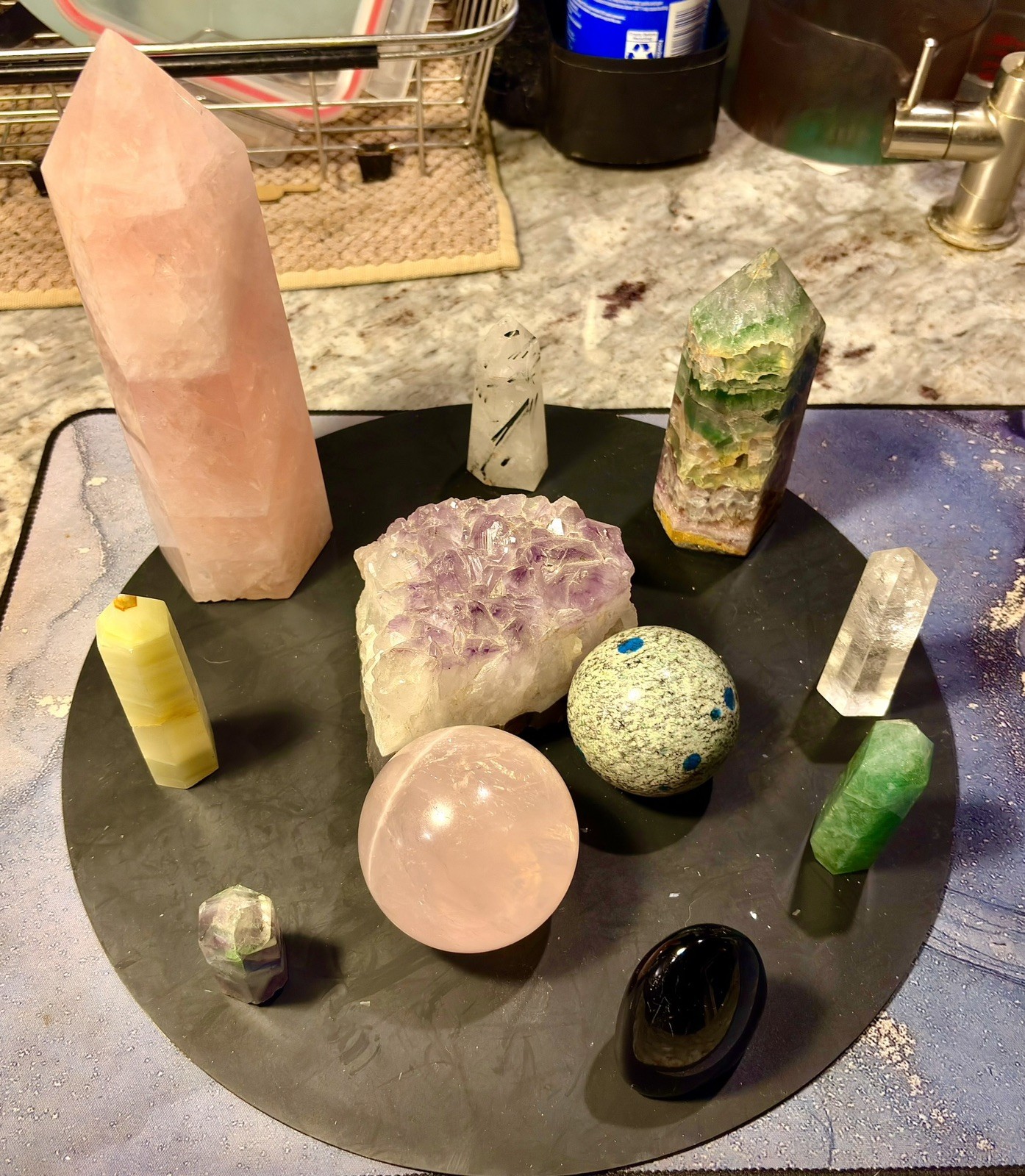 Gorgeous High Quality 11pc Crystal Bundle (Towers, Spheres, Clusters, etc…)
