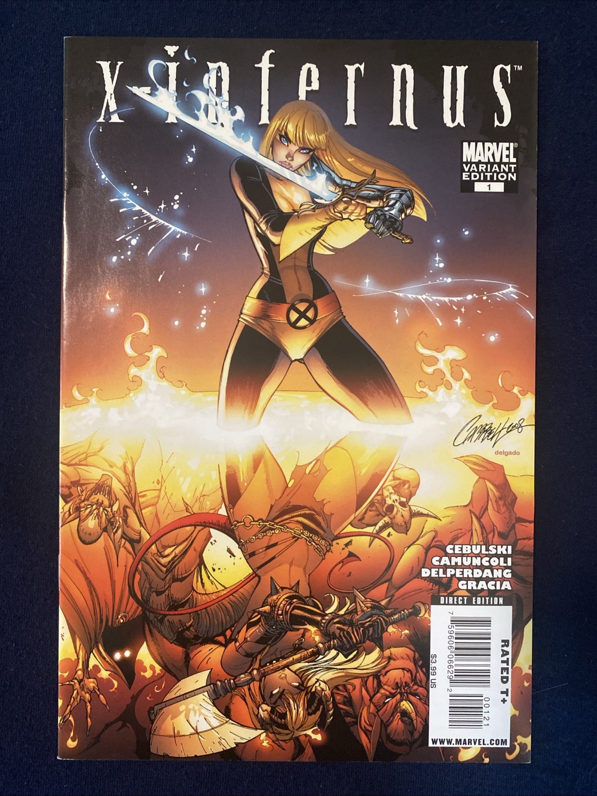 X-Infernus #1 - J. Scott Campbell Variant 1:20 (Marvel 2009) X-Infernus #1 - J. Scott Campbell Variant 1:20 (Marvel 2009)