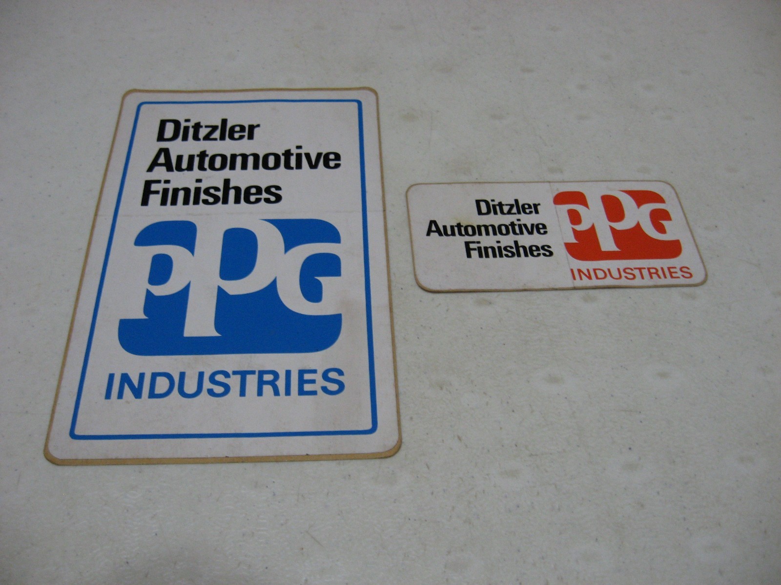Vintage 2 Decals/Stickers Ditzler Automotive Finishes PPG Industries