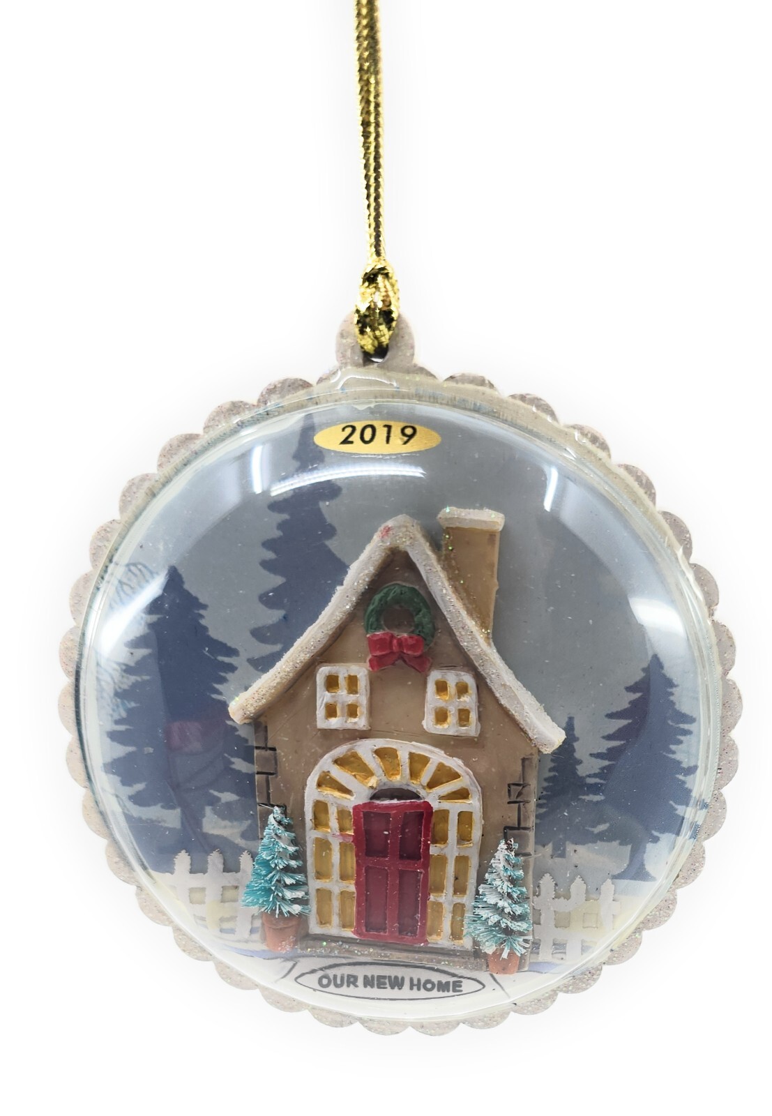 Lenox 2019 \'Our First Home\' Ornament 4-Inch Collectible w/ Detailed House Design