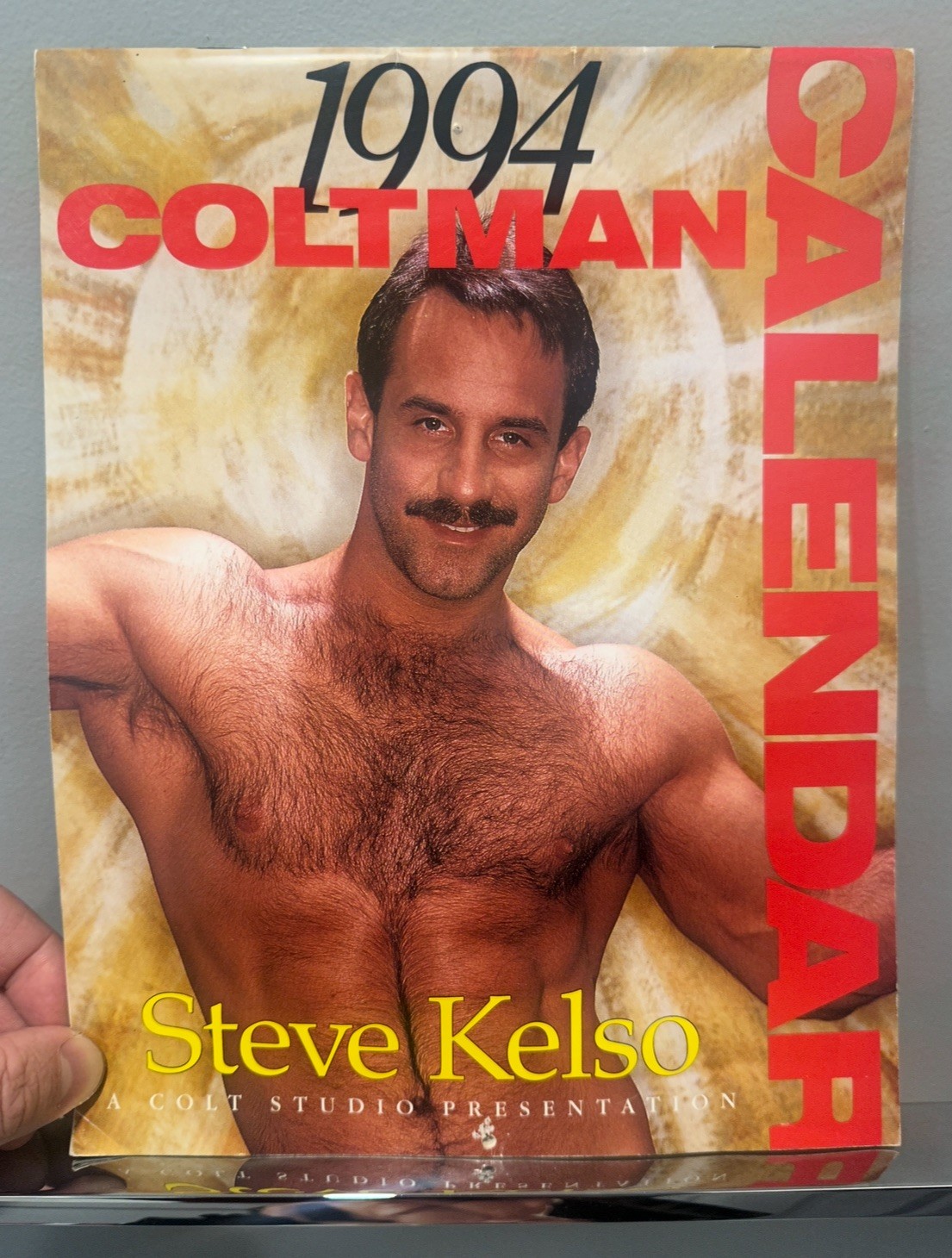 COLT STUDIOS Presents STEVE KELSO COLT MEN 1994 CALENDAR Rare Beefcake Gay 