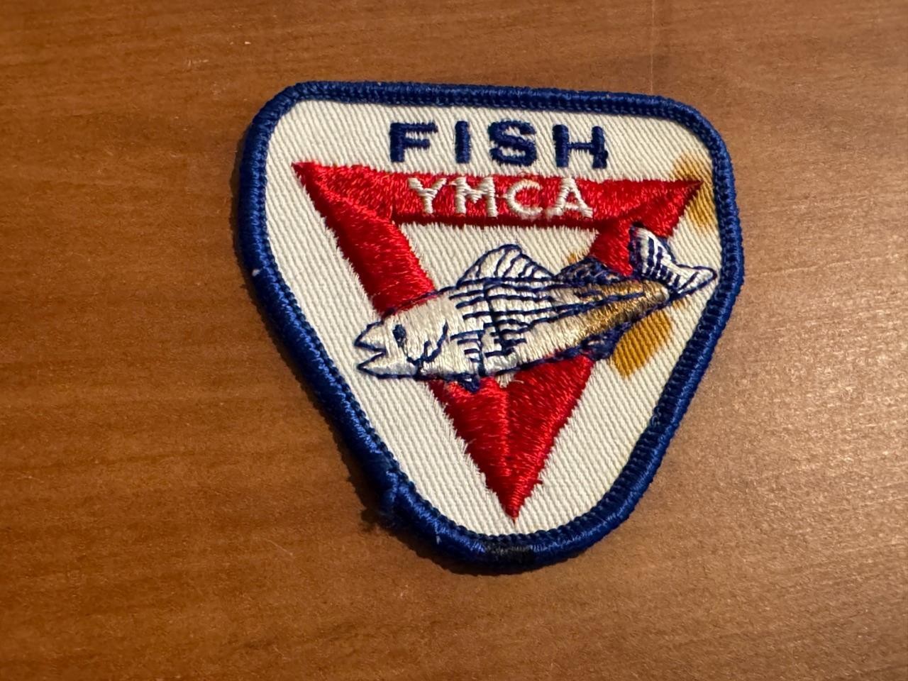 Vintage YMCA Fish Club Swimming Patch