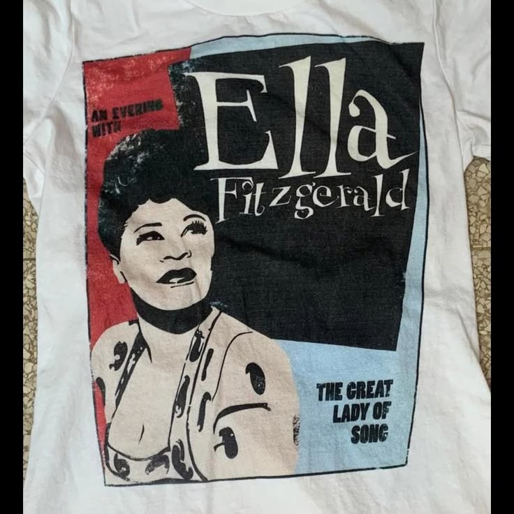 VTG Ella Fitzgerald Shirt White Adult S to 5XL CLM199