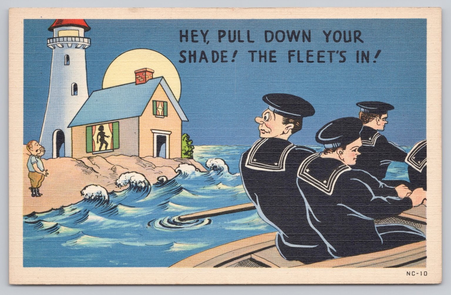 Humorous Navy Sailor Lighthouse \