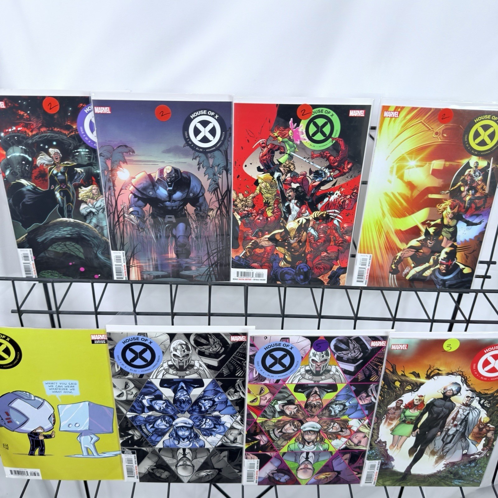 Marvel House of X 1-6 Complete Set Hickman Pepe Larraz Variants X-Men Lot