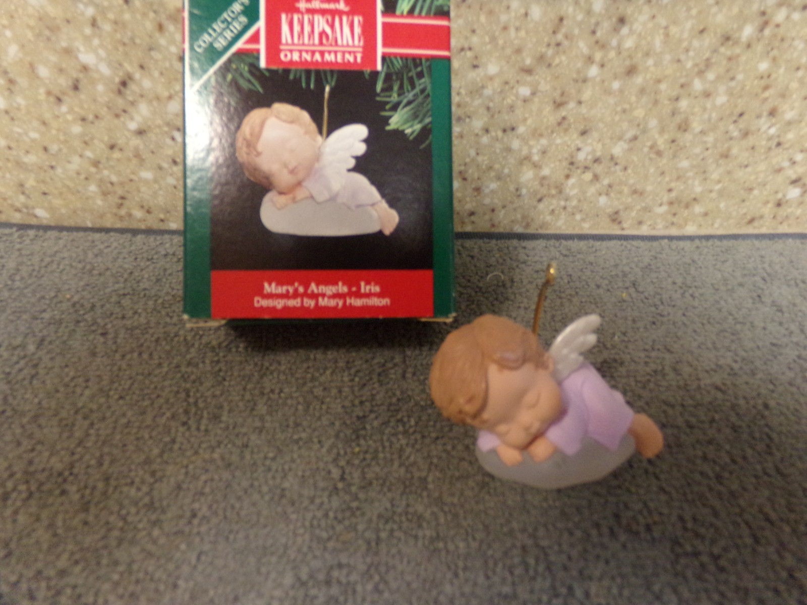 Hallmark 1991 Iris Mary's Angels Keepsake #4 in Series IOB Signed on Bottom