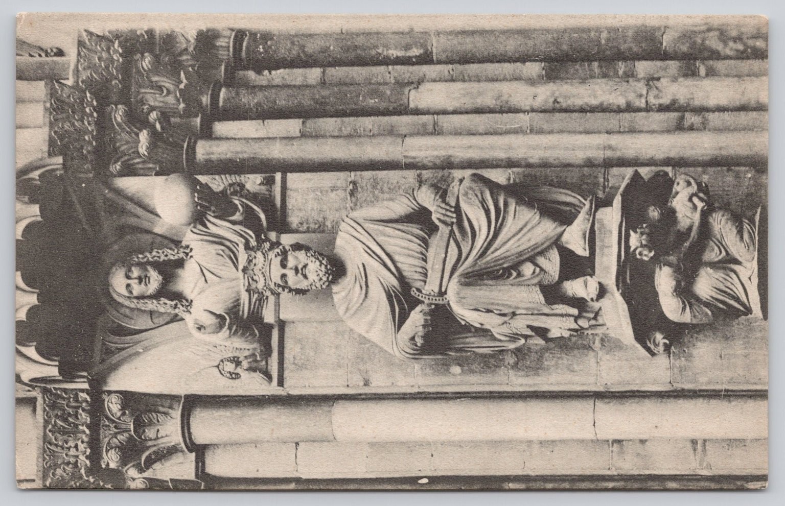 Strasbourg Cathedral South Portal King Solomon Postcard German VII 41591 Strasbourg Cathedral South Portal King Solomon Postcard German VII 41591